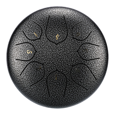 HLURU THD8-6 GALAXY BLACK - Upgrade Lotus Series 8 Notalı 6" C Majör Galaxy Black Tongue Drum
